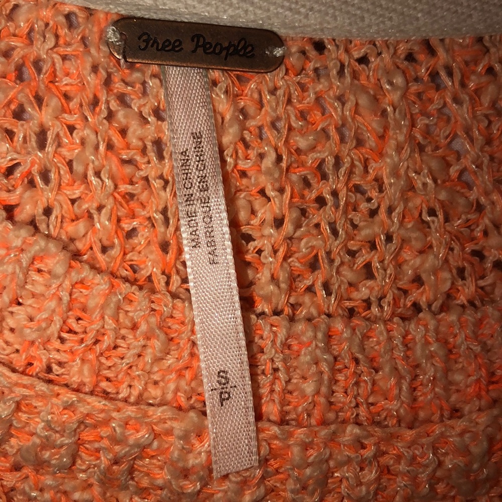 Free people orange sweater. Work twice - Picture 3 of 3